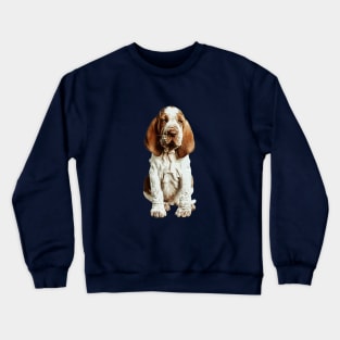 Bracco Italiano puppy dog Crewneck Sweatshirt